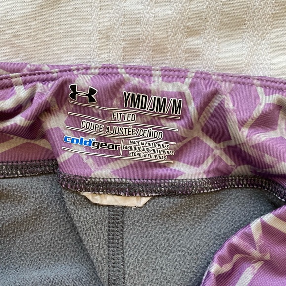 Under Armour Cold Gear long sleeve t-shirt and legging set size medium fitted - Picture 4 of 10